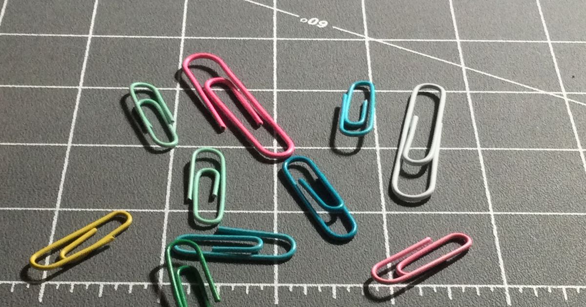 paper-clip-5-sizes-by-theprintalot-download-free-stl-model