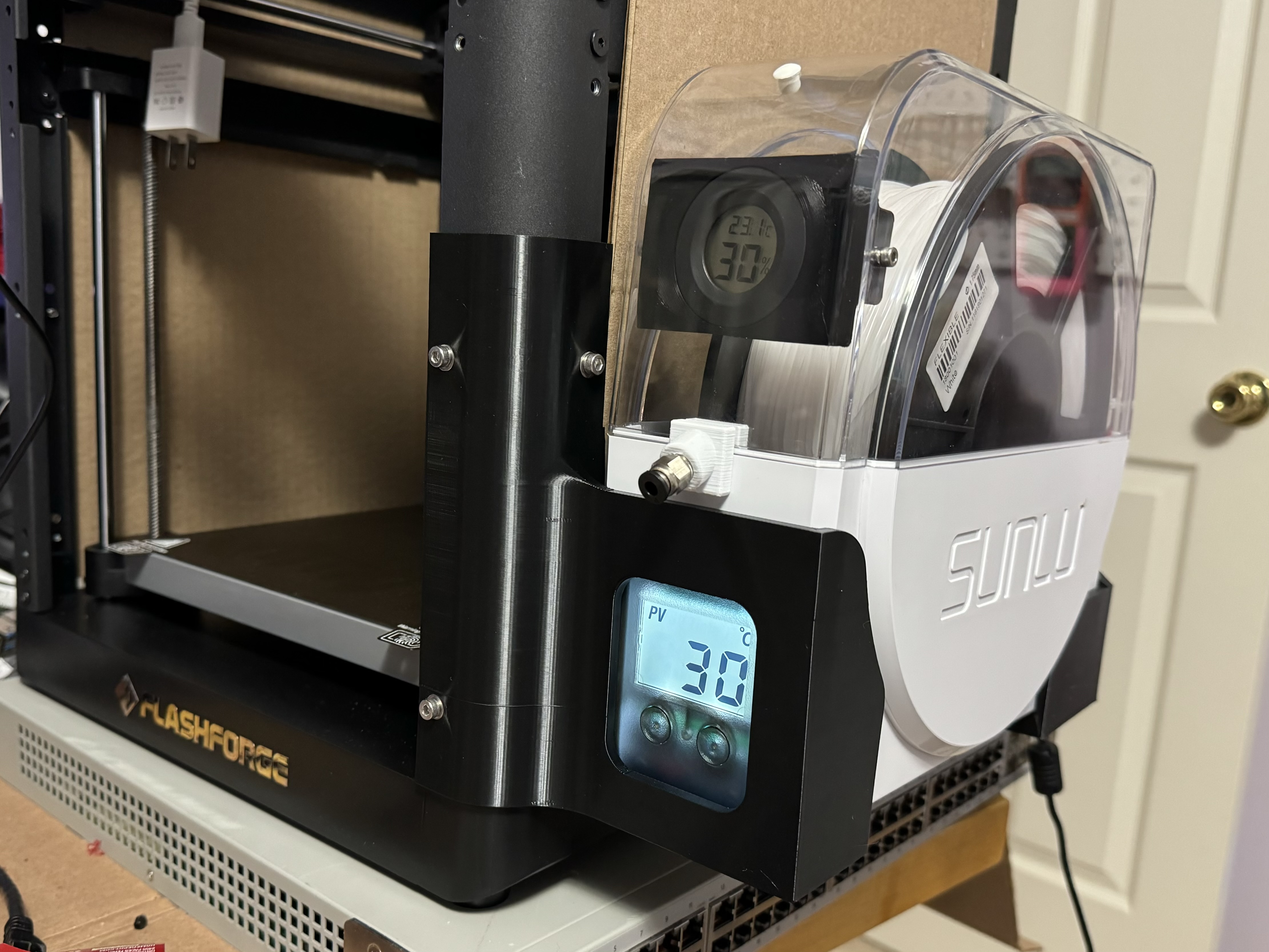 Flashforge 5M (not pro) Mount for Sunlu Filadryer S1