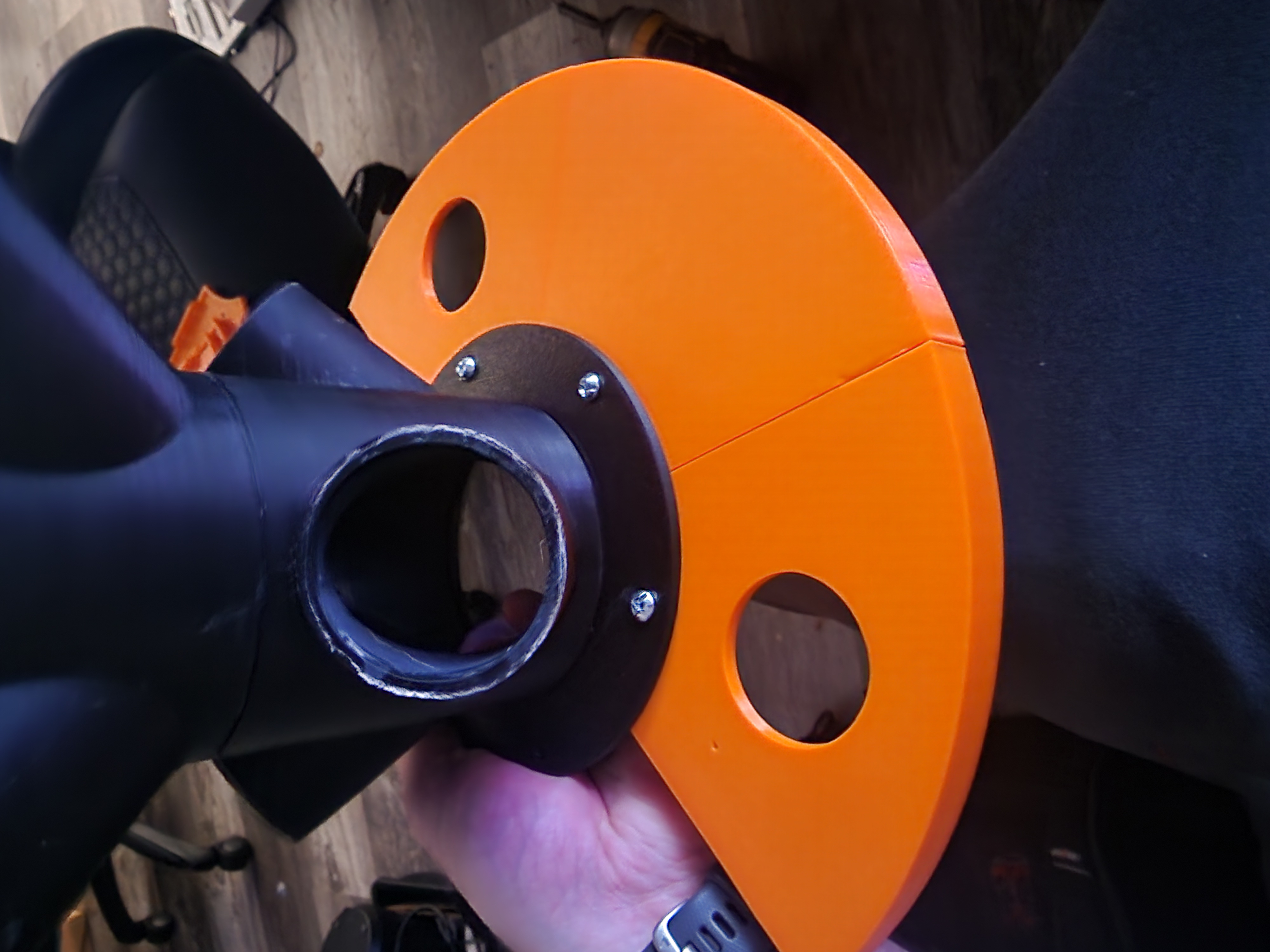 5 Gallon Printed Lid for Upgraded Modular Hydroponics Tower by Sniffle