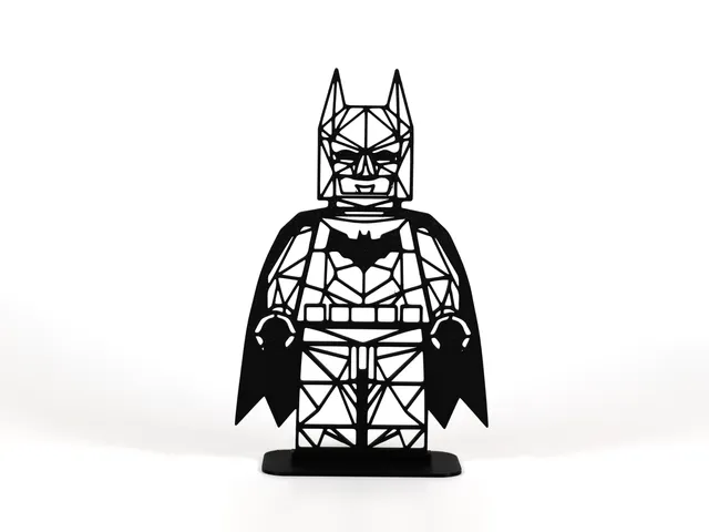 Geometric Low Poly Lego Batman