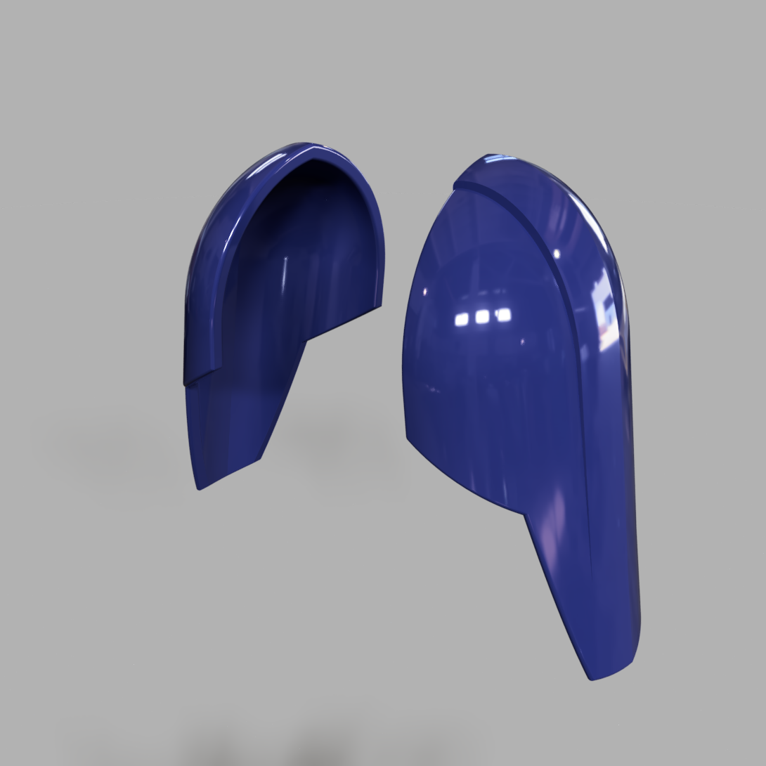Star Wars Force Unleashed Royal / Shadow / Senate Guard shoulder armor for 1:6 and 1:12 custom figures