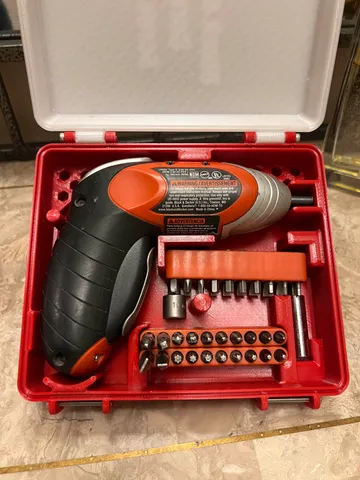 Black & Decker Cordless Screwdriver Box
