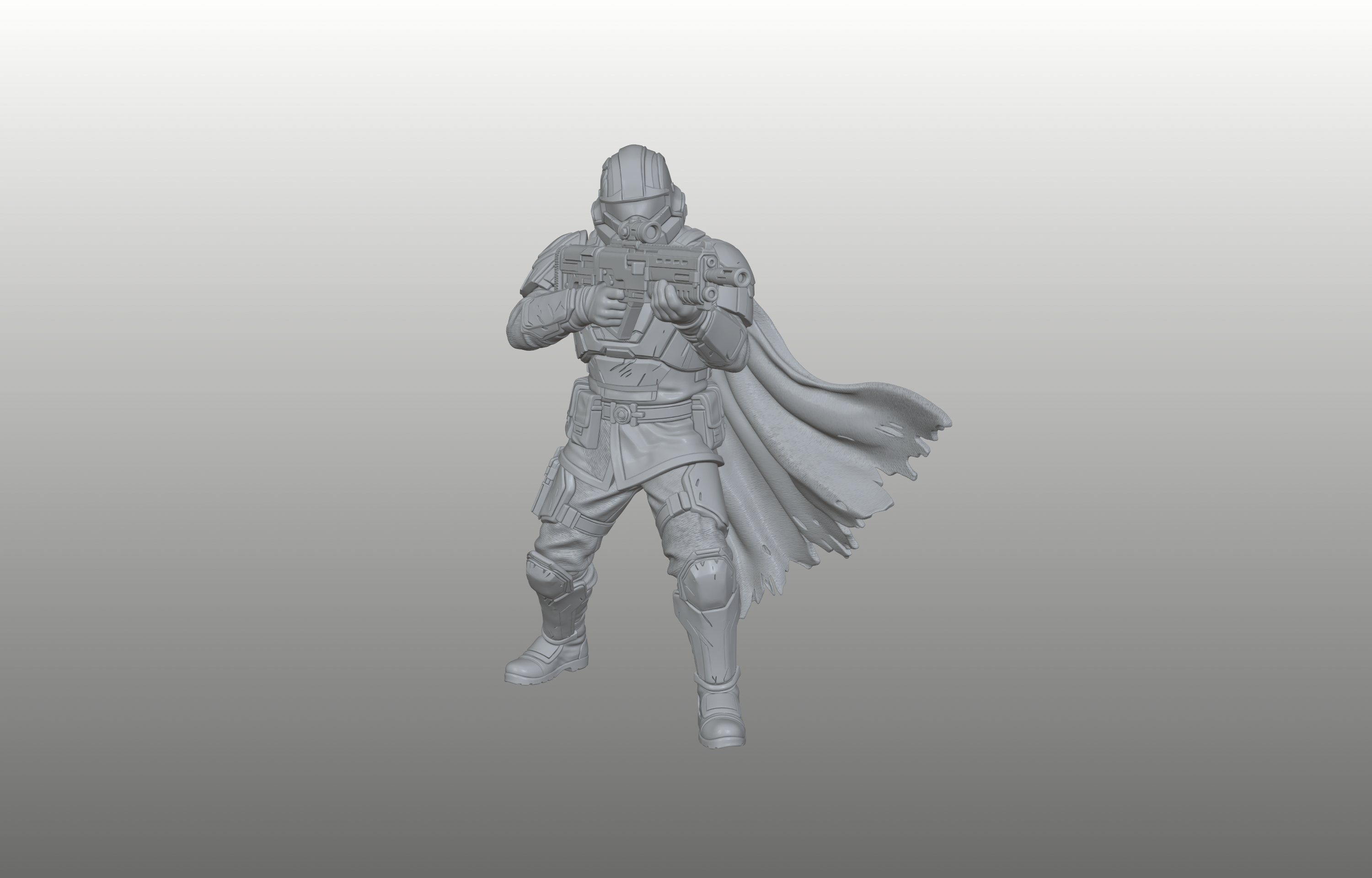 Galactic Drop Trooper - Tactical Combat Pose - PRESUPPORTED