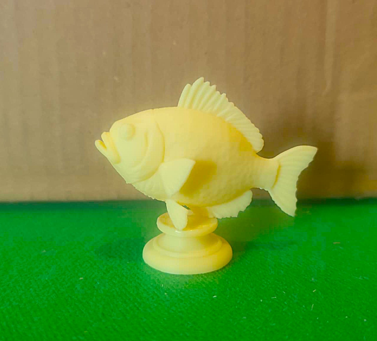 Miniatura 2 do modelo 3D Fish Trophy - Carved