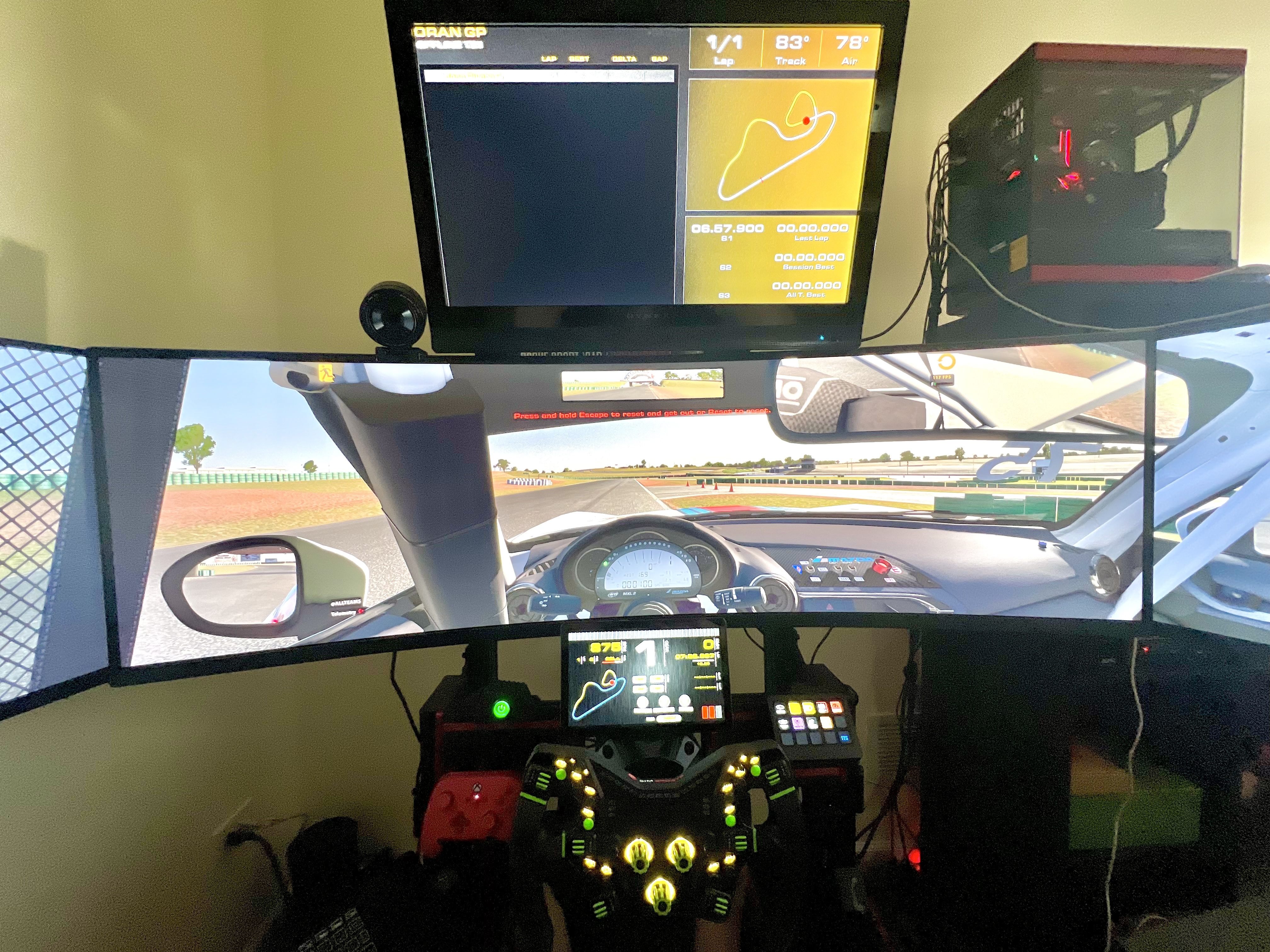 Asetek Wheelbase Display Mount — miniatura 5