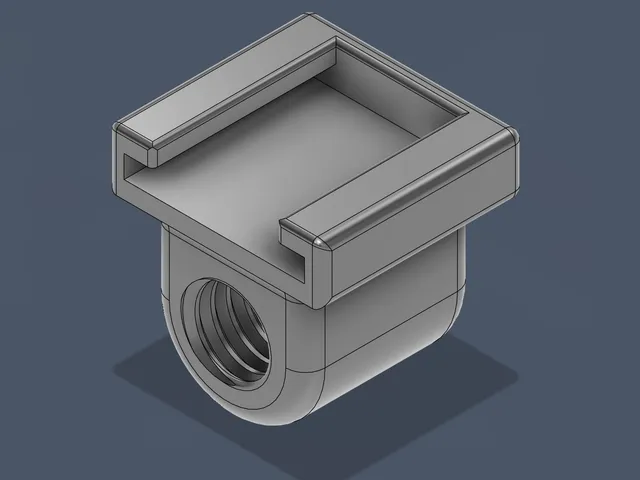 3/8" to Cold Shoe Microphone Adapter