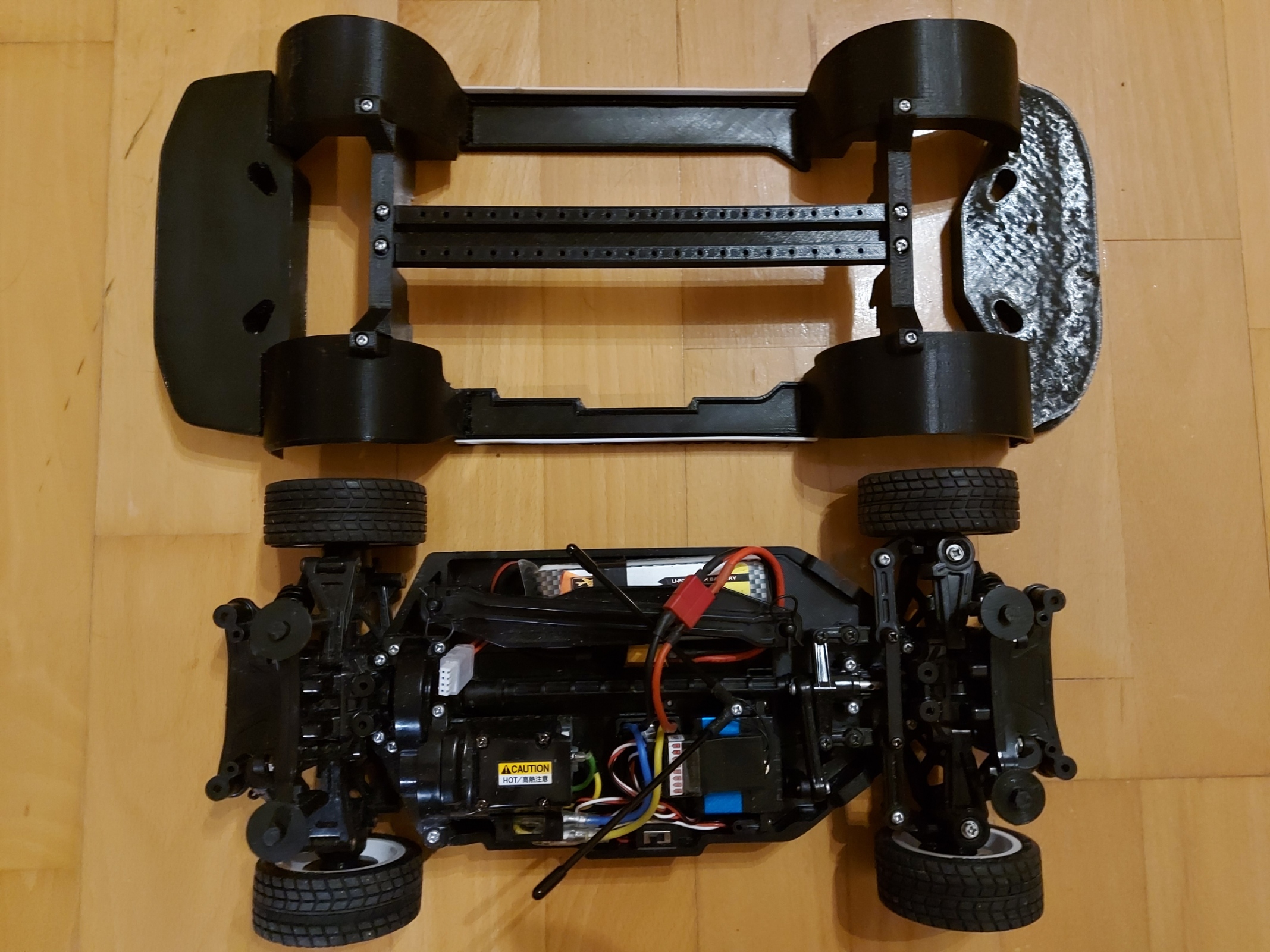 TT02 underbody/fender