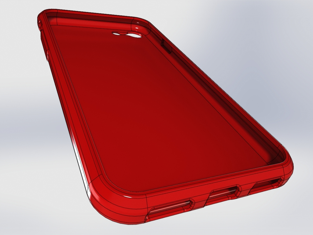 iPhone 8 flexible case by Dugacki | Download free STL model ...