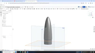 Elliptical version of Estes PNC-55D Nosecone for Strike Fighter Rocket