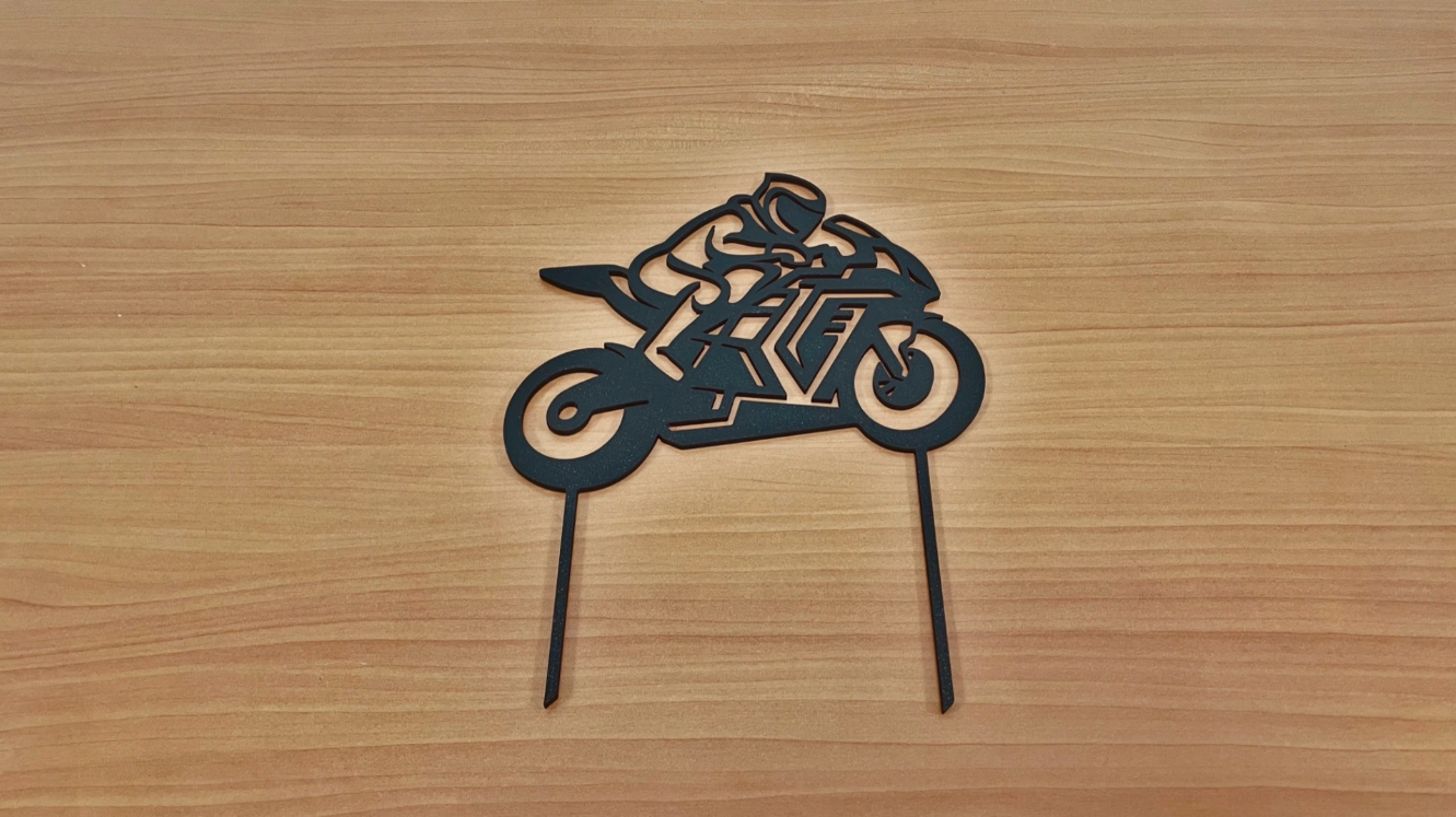 Biker Cake Topper