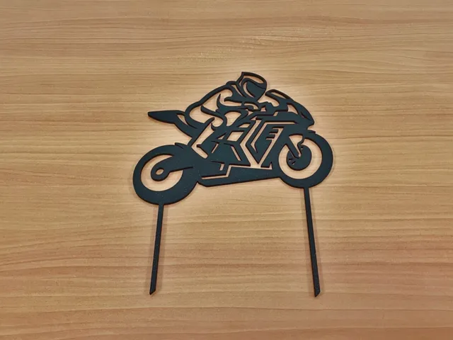 Biker Cake Topper