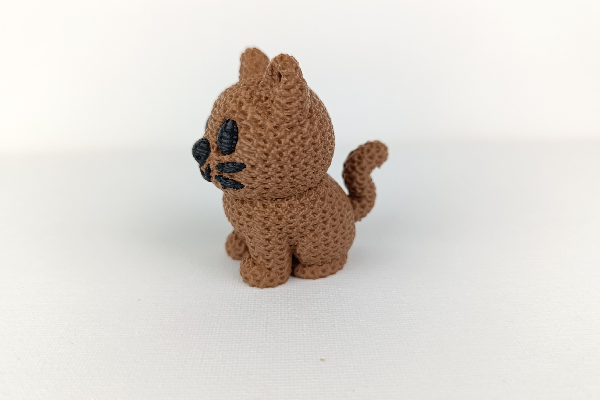 Miniatura 2 do modelo 3D Knitted Cat Keychain