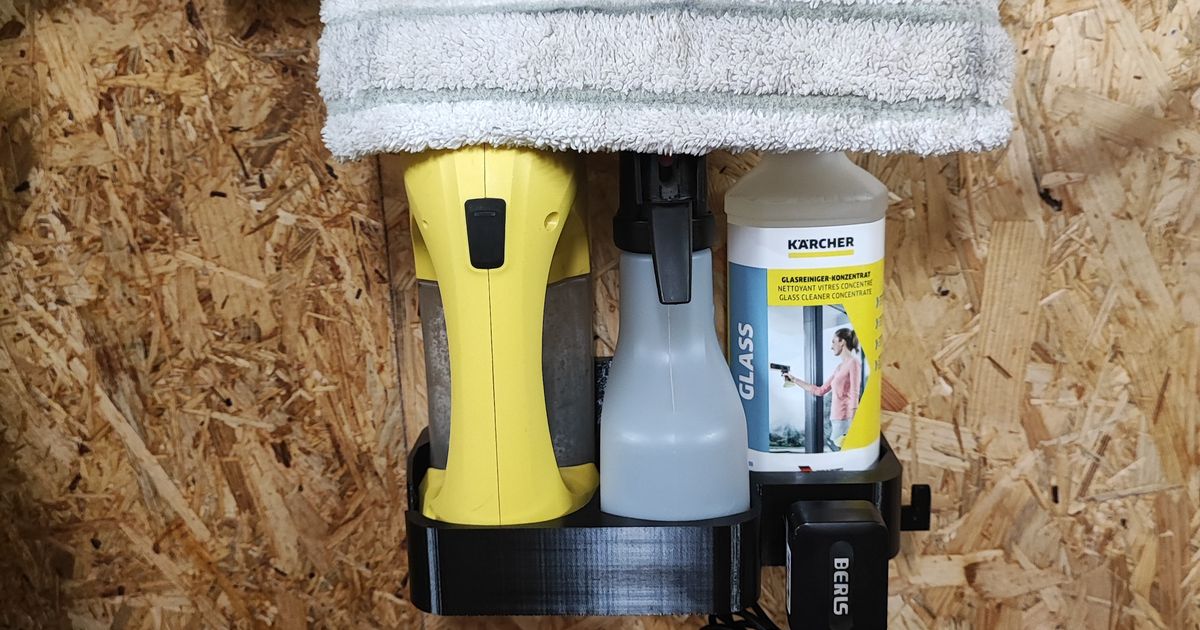 Kärcher window cleaner / Fensterreiniger by 3DPrintBunker Download