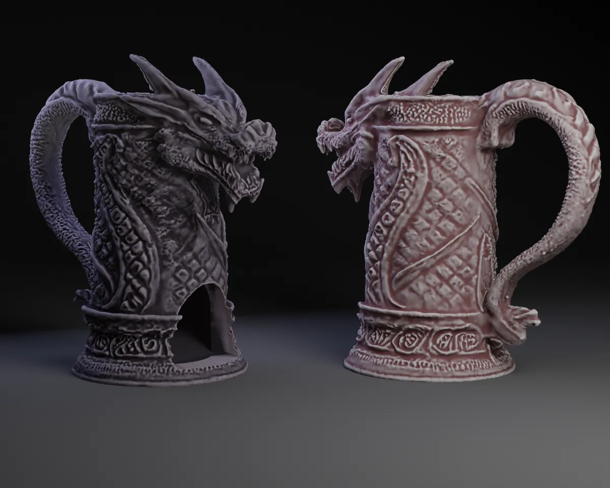 Dragon Stein Dice Tower by Peter Farell | Download free STL model ...