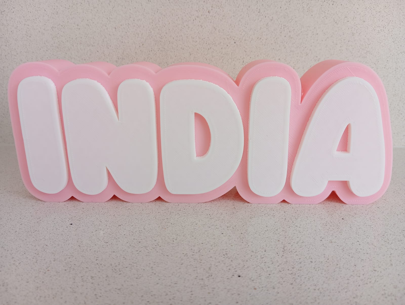 Letrero de INDIA