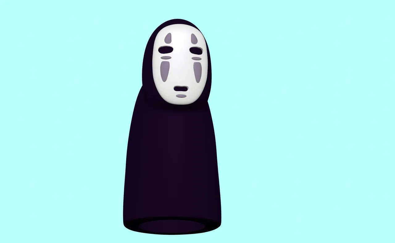 No-Face Finger Toy (Spirited Away) by Heidi Makes | Download free STL model  | Printables.com, image size:1280x787