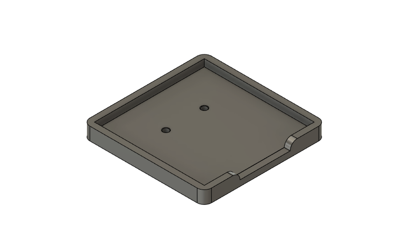 Miniatura 3 do modelo 3D post-it note holder