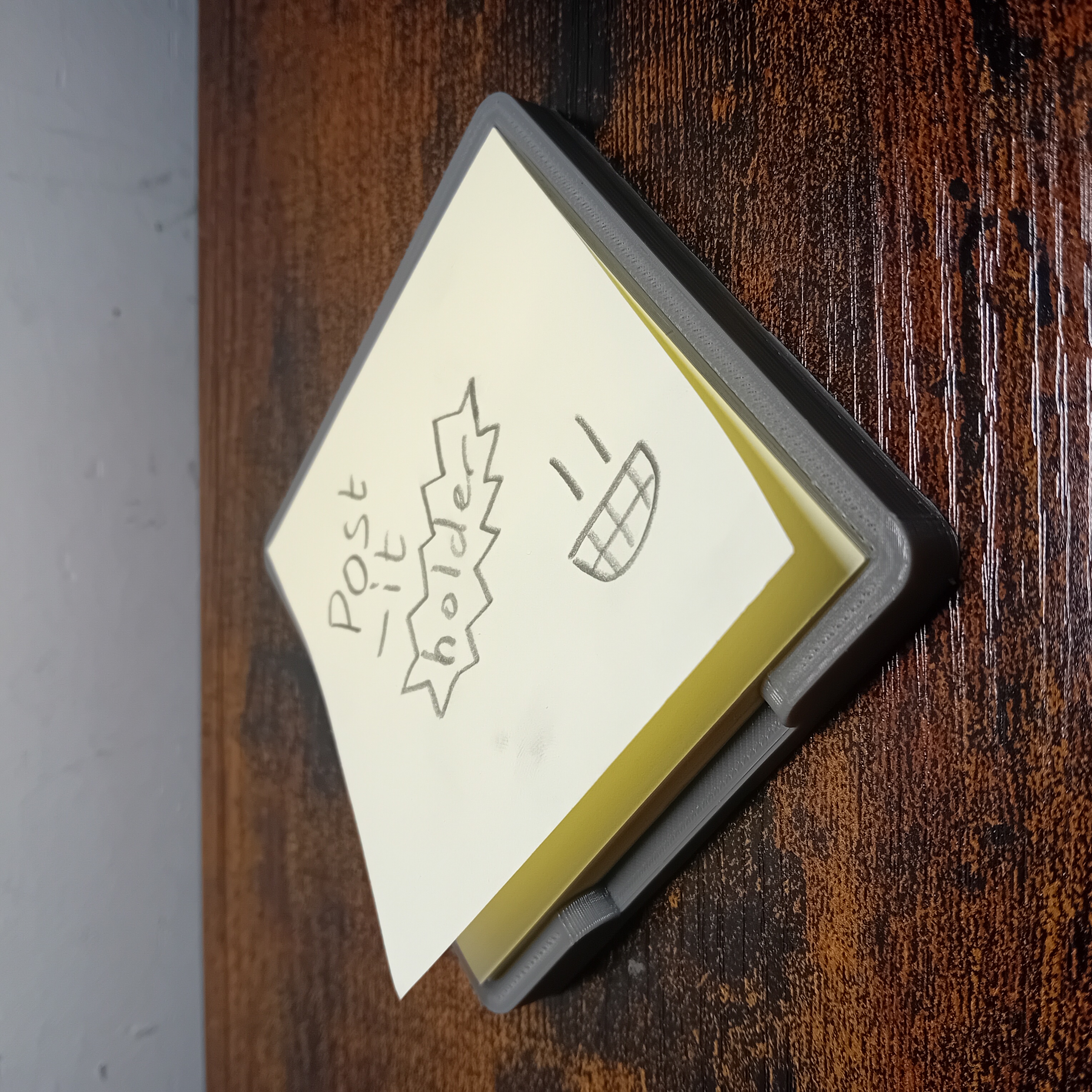 post-it note holder