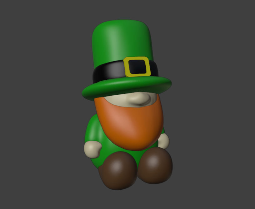 Leprechaun Statue &amp; Keychain von MysticMesh3D | Printables Store