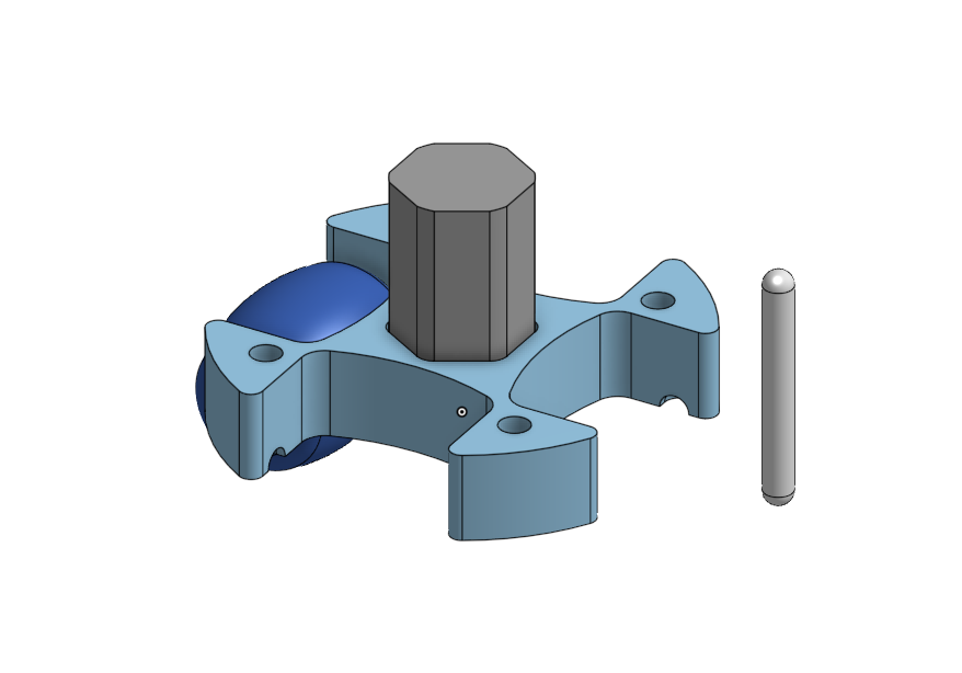 3D Printed 2" Omni Wheel