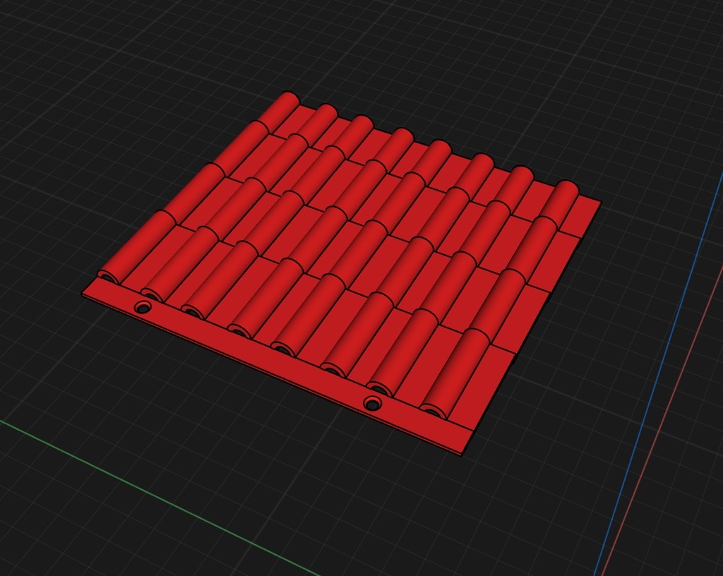 Dachziegel Dachpfanne by Steini | Download free STL model | Printables.com