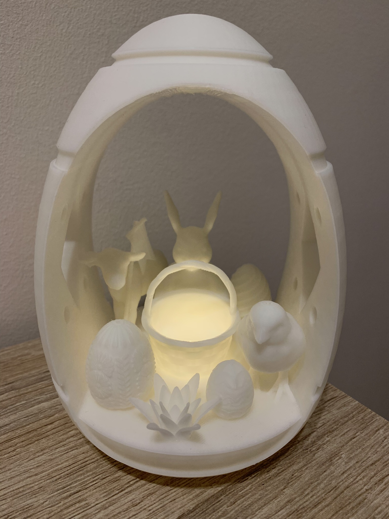 Easter Egg with tea light by panchojestem Download free STL model