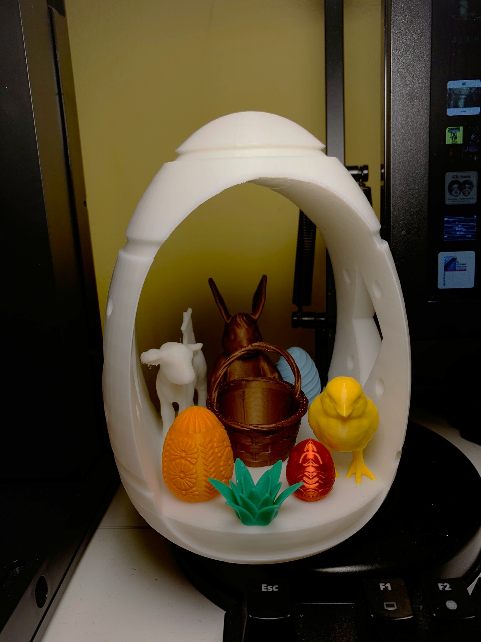 Easter Egg with tea light by panchojestem Download free STL model