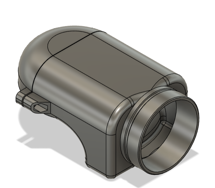 carb - airfilter tube 90 deg