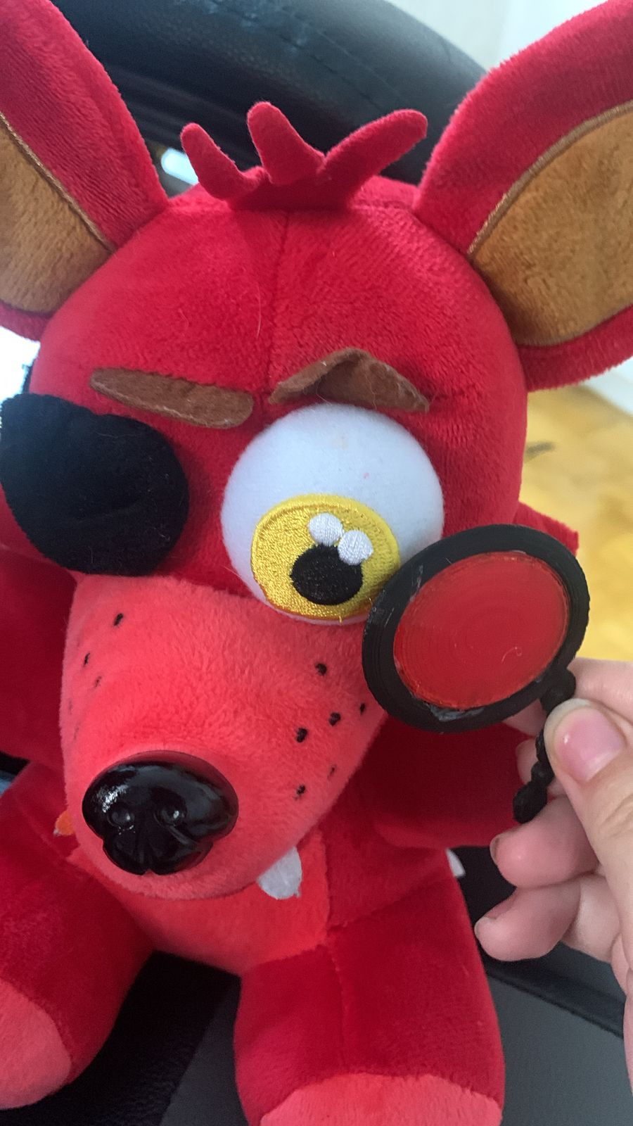 alastor's monocle from hazbin hotel