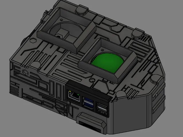 Einsy Bear Case for RPi3b+/RPi4b - Cybertronian Style