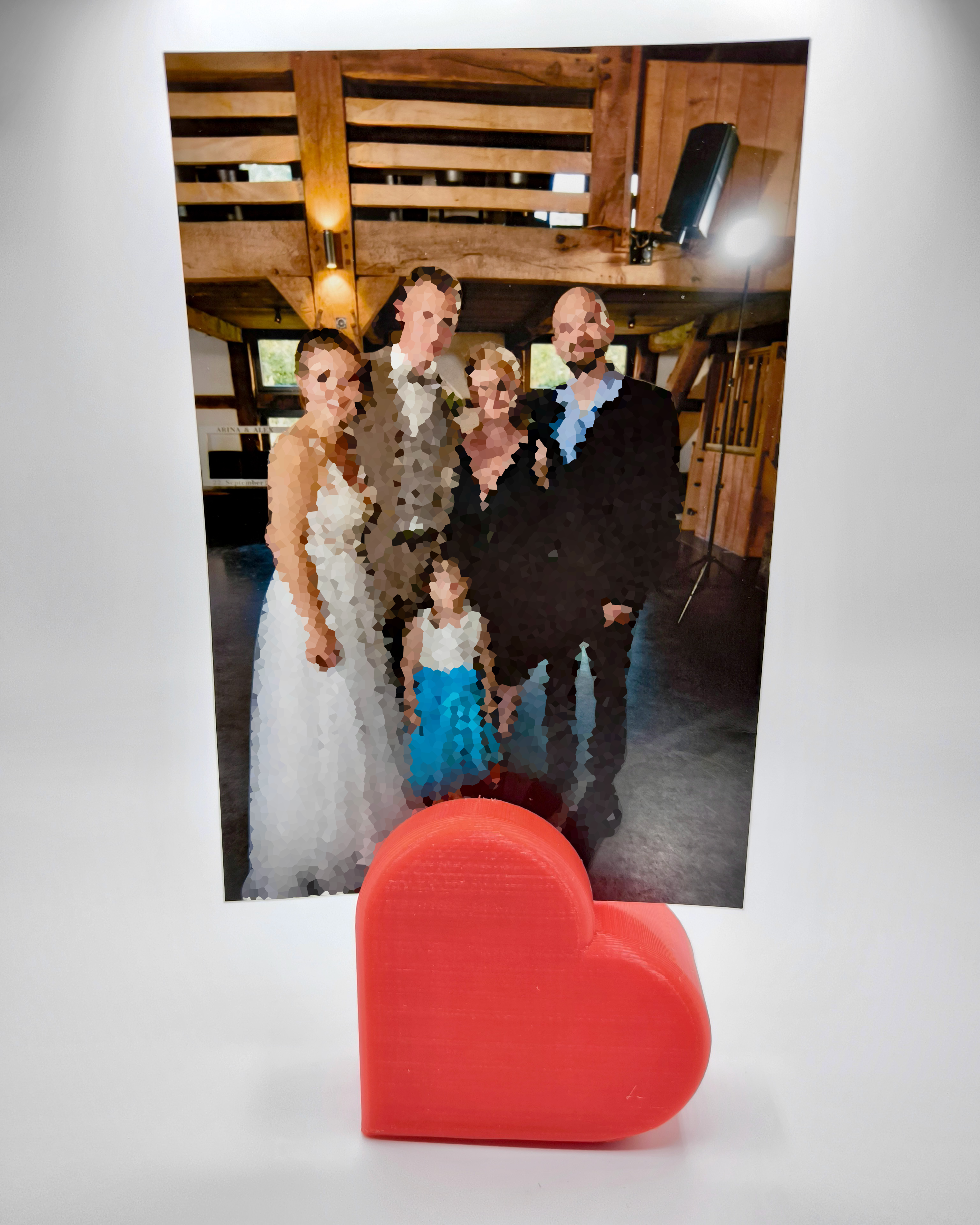 Heart shaped Photo and Polaroid holder