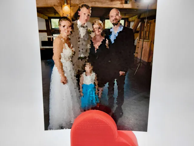 Heart shaped Photo and Polaroid holder