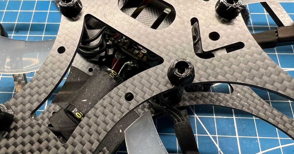 TPU Landing Bumper Feet Screw Caps by stop_sign Download free STL