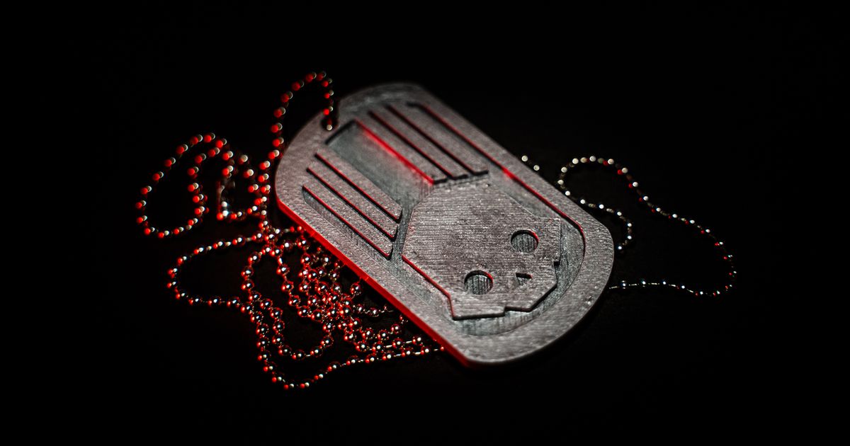 Helldivers Dog Tag by Maker Method Download free STL model
