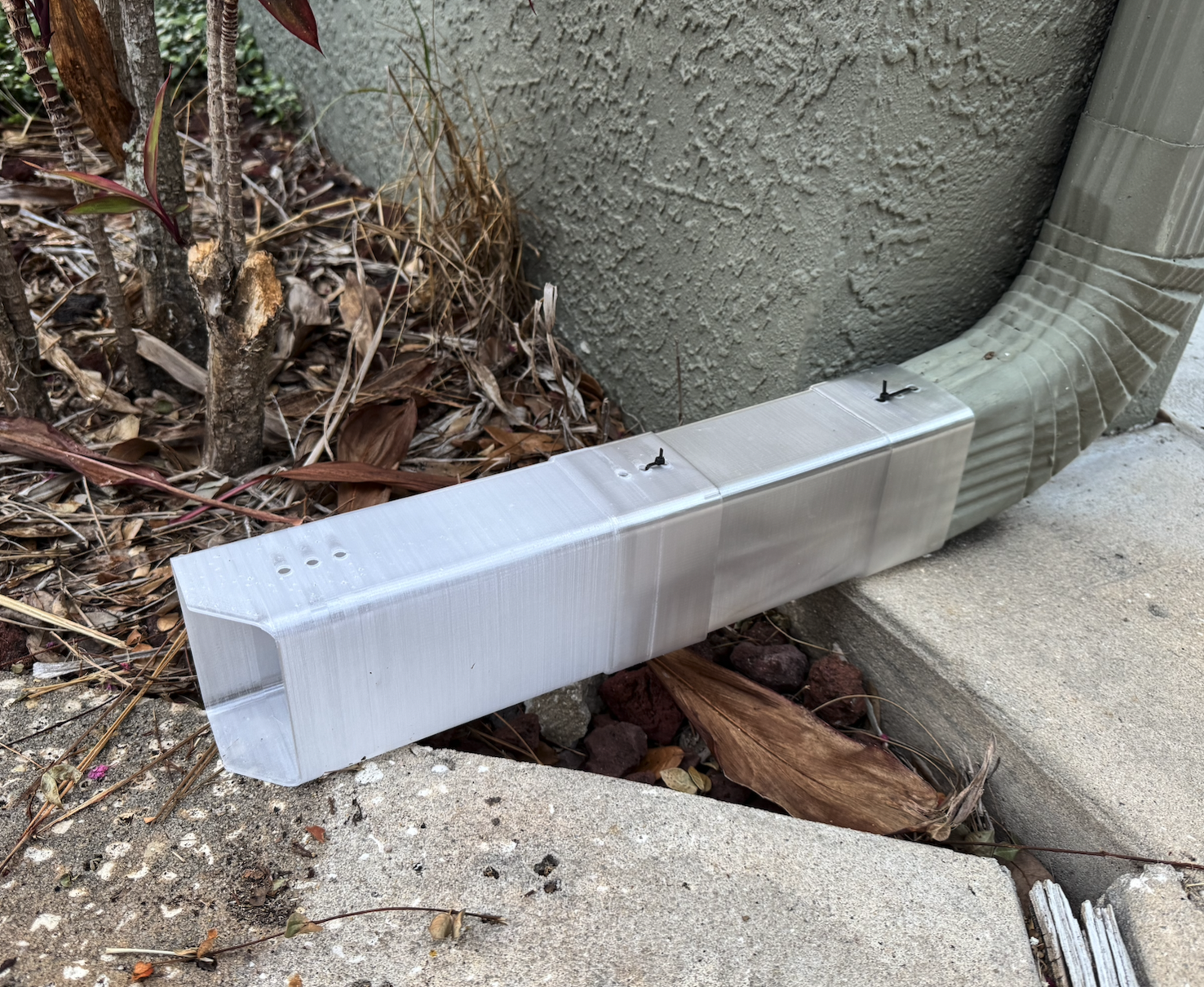 Gutter downspout drain extension rectangular — thumbnail 3