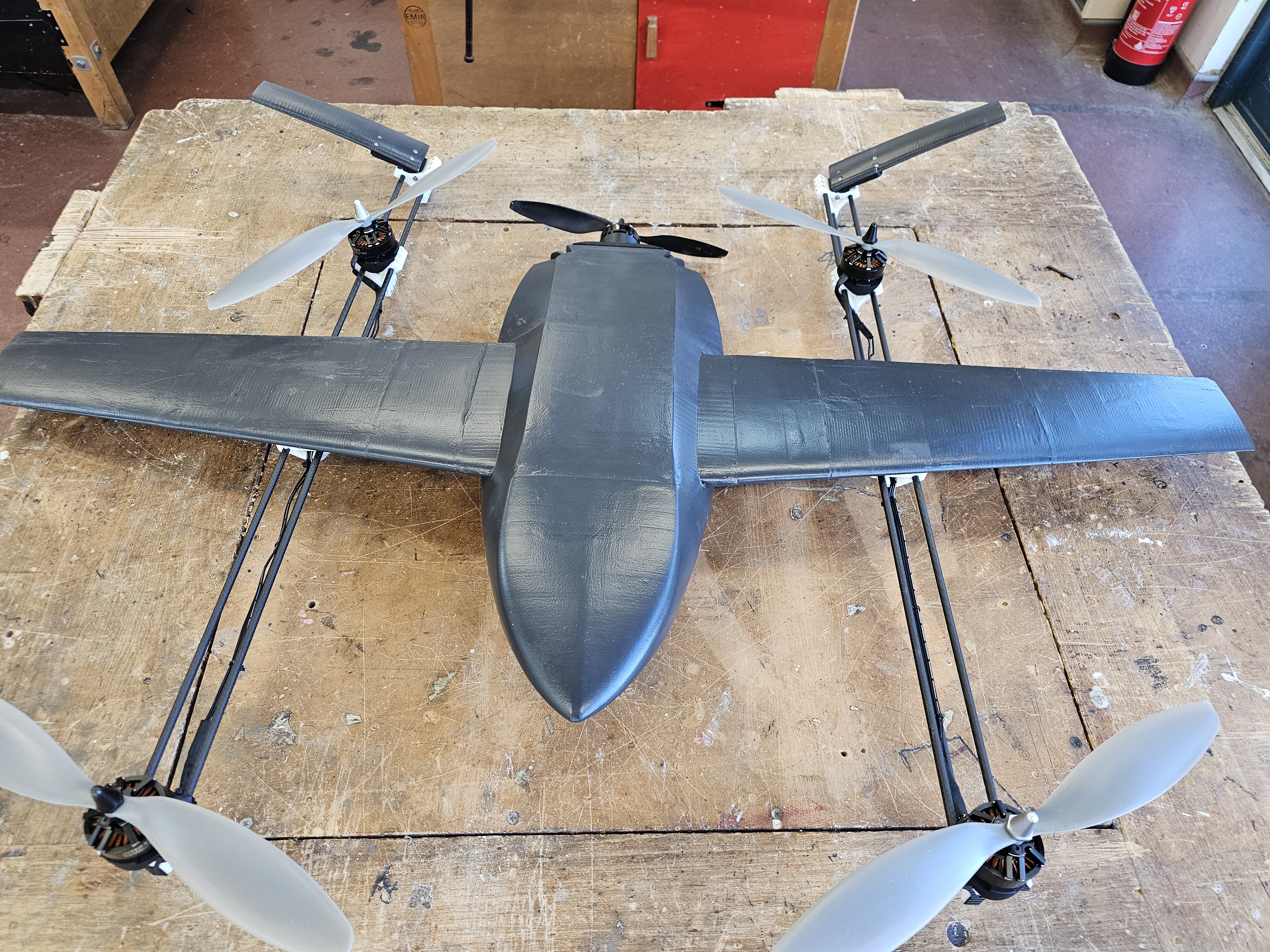 Miniatura 12 do modelo 3D Hyperion (Large VTOL UAV)
