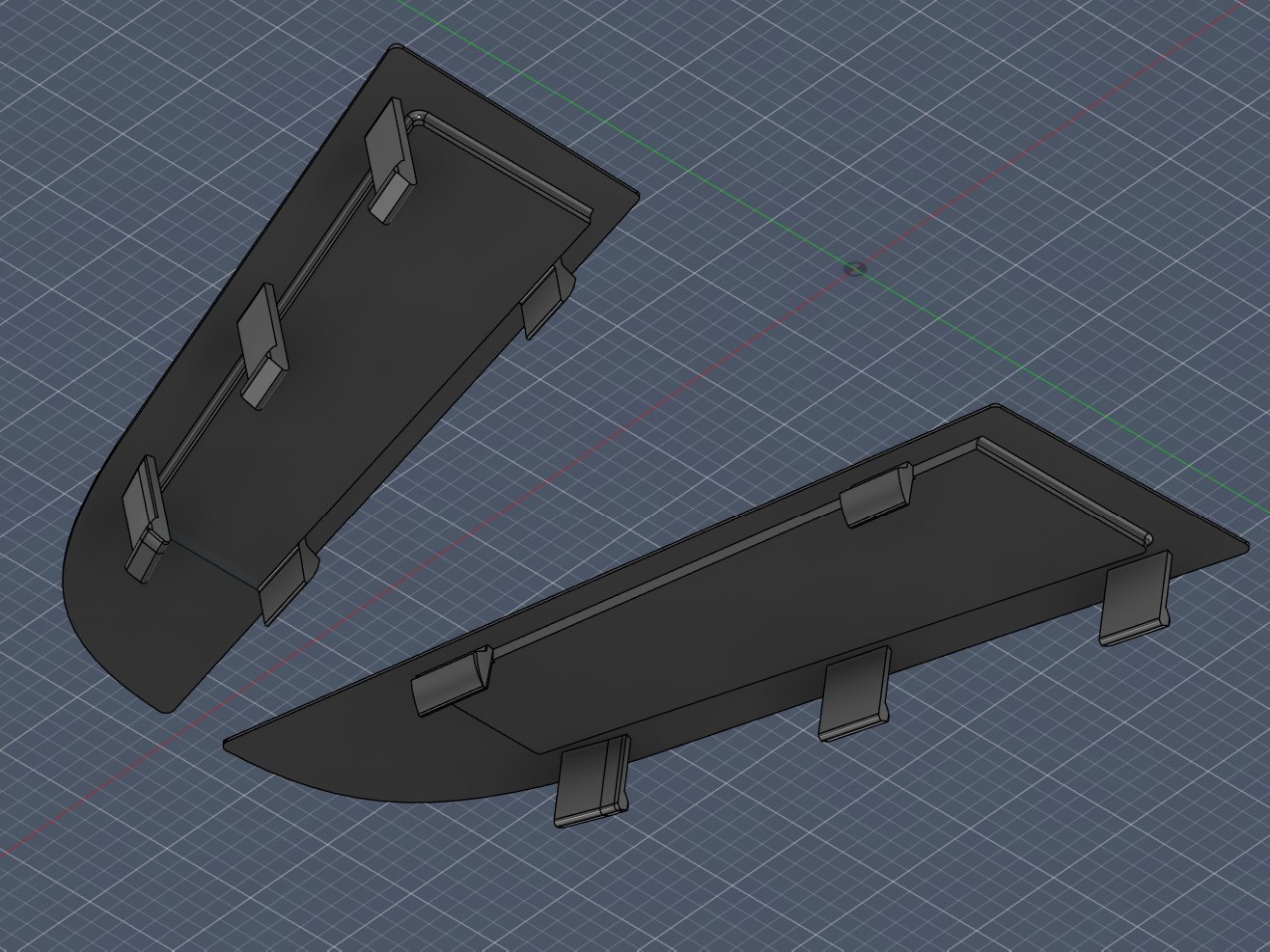 STi Bumper Vent Blanks - GD/Hawkeye