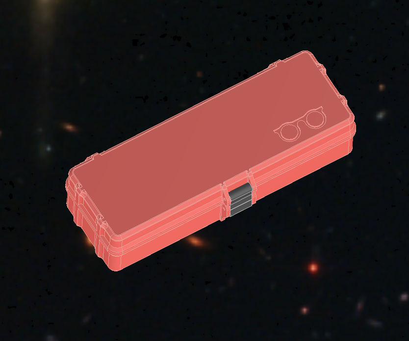 Miniatura 4 do modelo 3D rugged glasses case