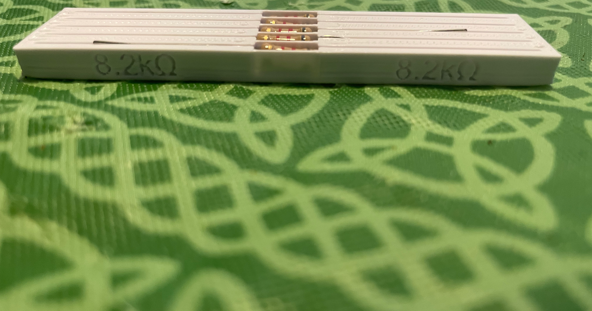 Portable Resistor Holder by Mason Download free STL model