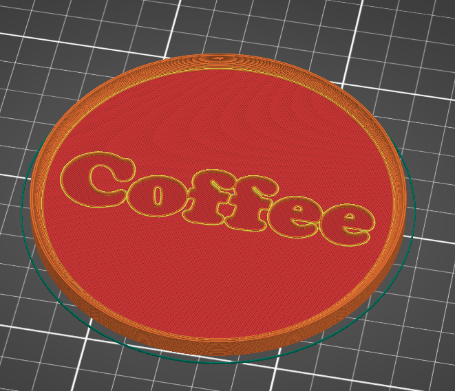 Miniatura 2 do modelo 3D coffee coaster