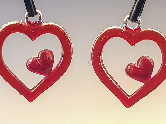 Heart pendant or earing