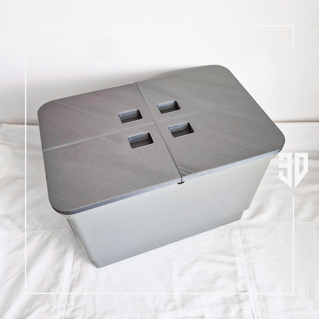 Modular cap for rectangular bin — miniatura 3