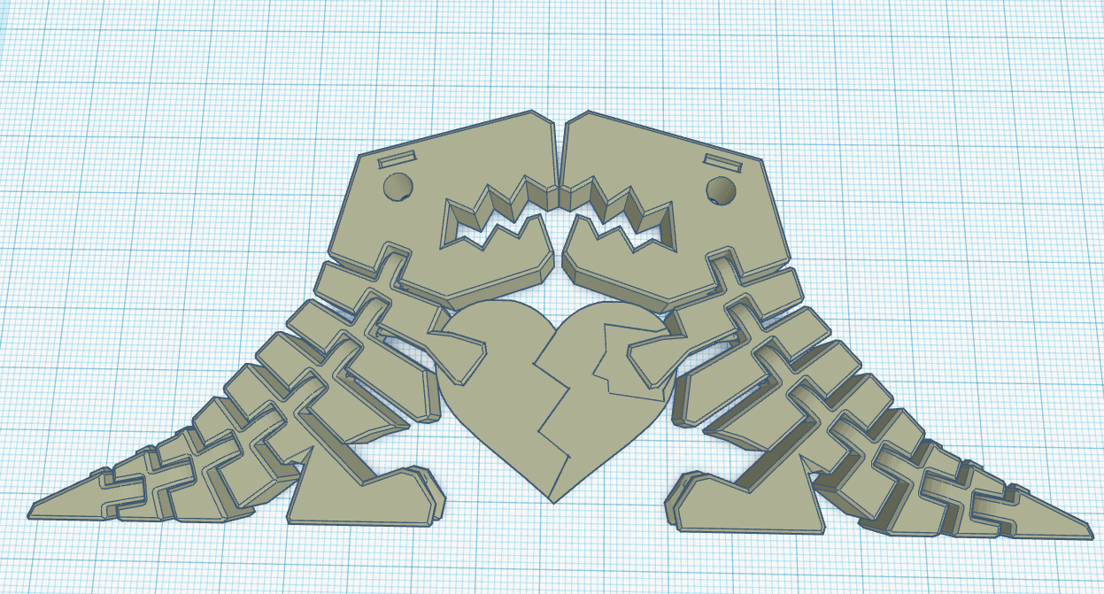 flexy rex matching heart