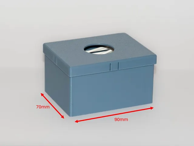 Box with locking lid (Q-Tips)