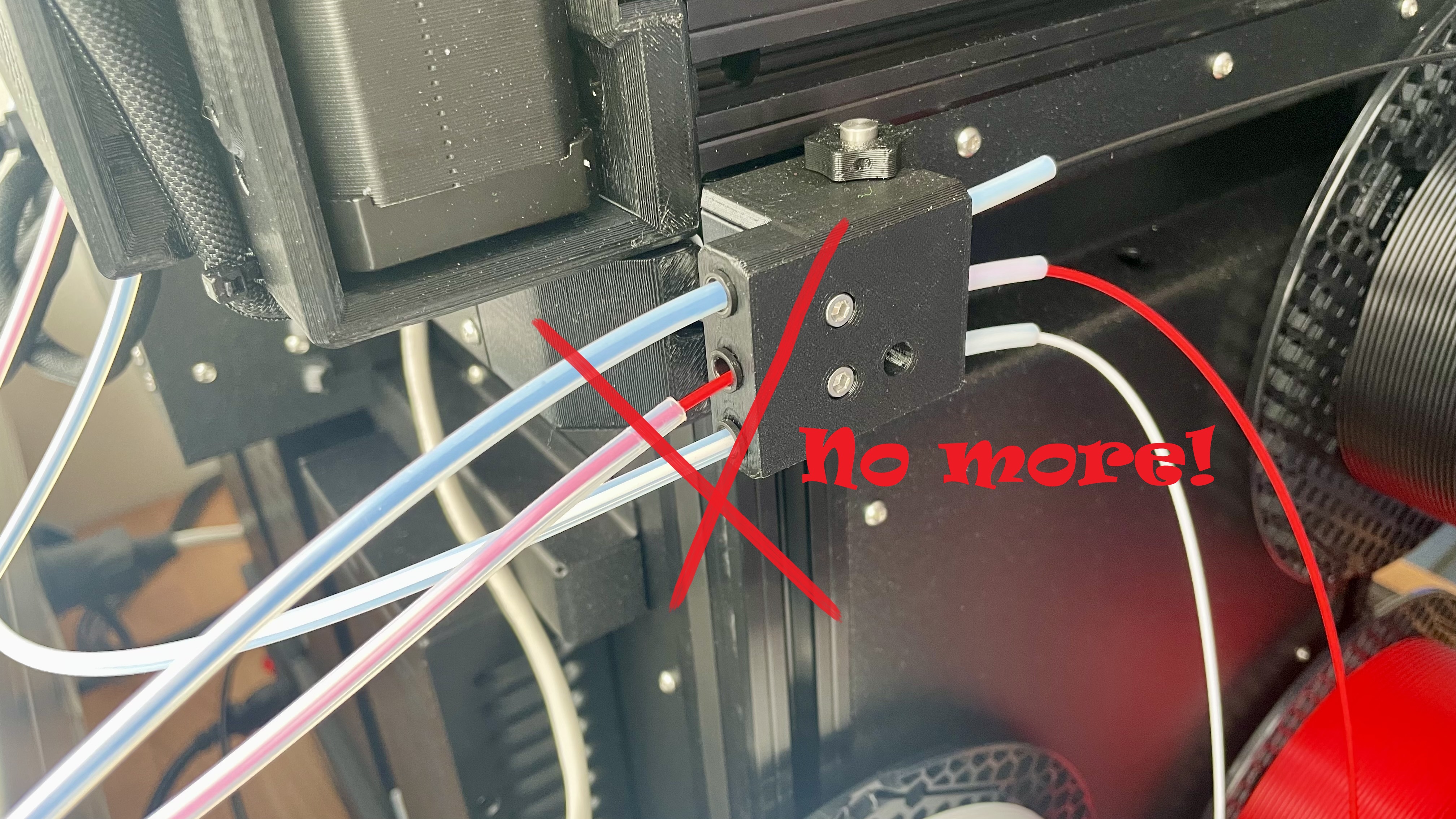 Prusa XL PTFE tube locking clip