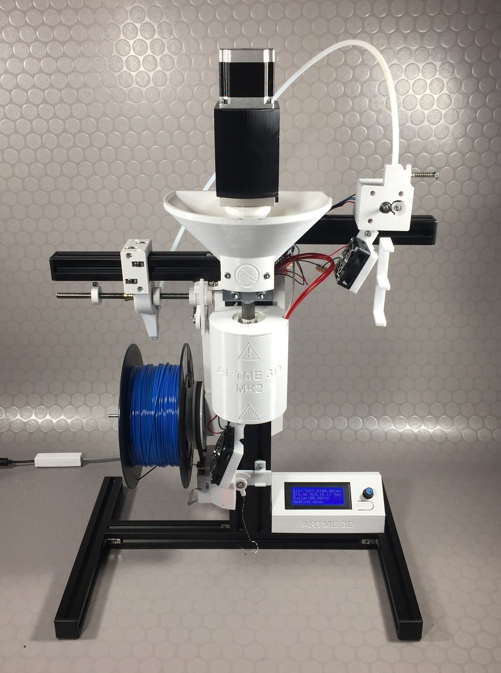 Original Desktop Filament Extruder MK2.5 3D model thumbnail