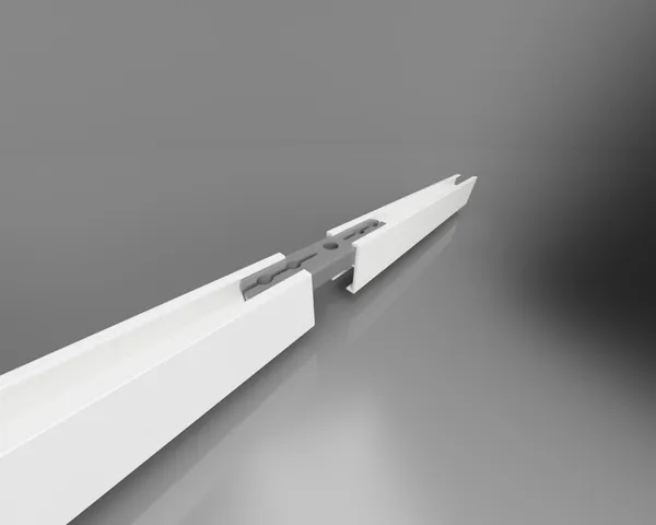 IKEA Vigda - single rail solid joint