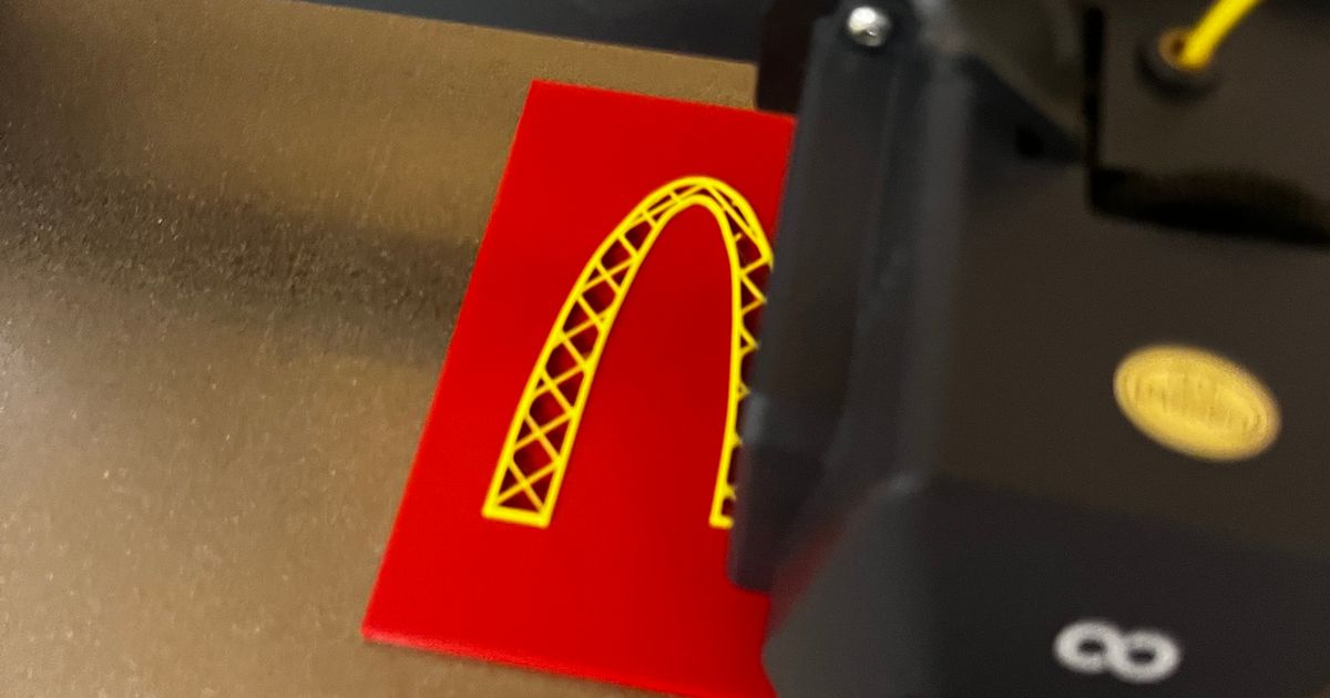 McDonalds Logo by Basti_sch_ | Download free STL model | Printables.com