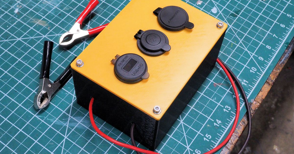 12 Volt Distribution Box by CaptainRV4 Download free STL model