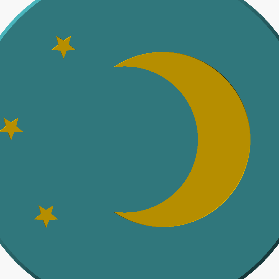 MTG — Day / Night Flip Token (60mm Disc)